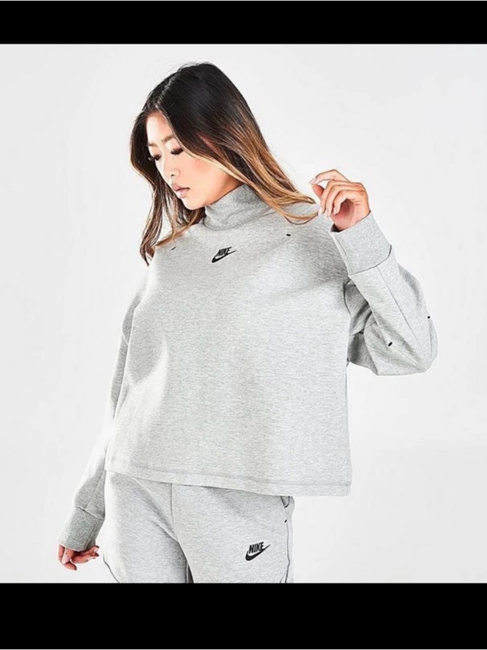 Nike Light Grey Cozy Sweatshirt